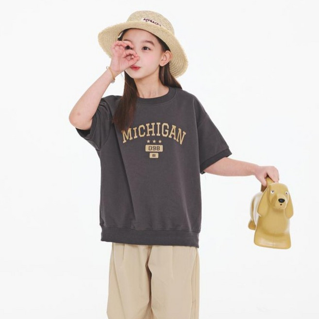 제이키즈 리디 반팔 맨투맨 J9004