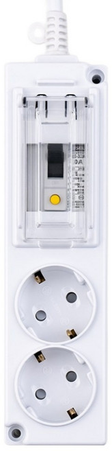 보코 고용량 4000W 누전차단용 멀티탭 2구, 1.5m, 화이트, 1개