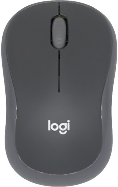 로지텍 무선 마우스, 그레이, M186