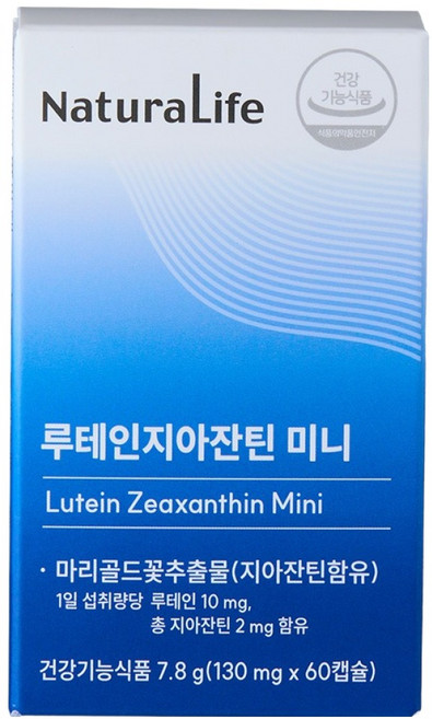 네츄럴라이프 루테인지아잔틴 미니 7.8g, 1개, 60정