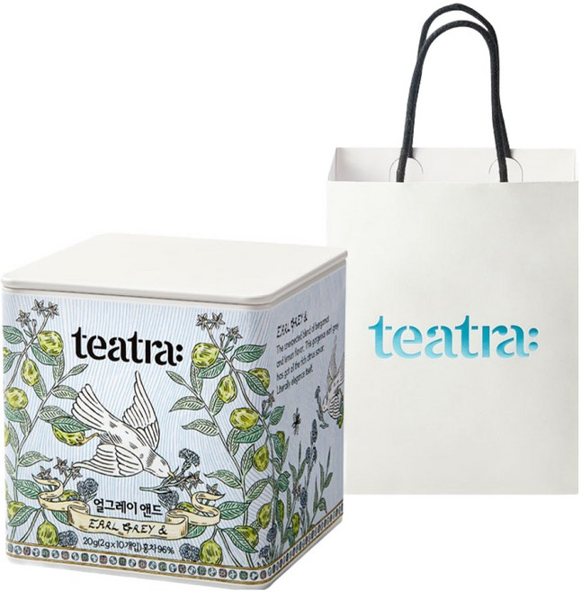 TEATRA 伯爵茶 + 購物袋, 1個, 10入, 2g