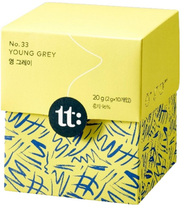 티트라 영 그레이 티, 1개, 10개입, 2g