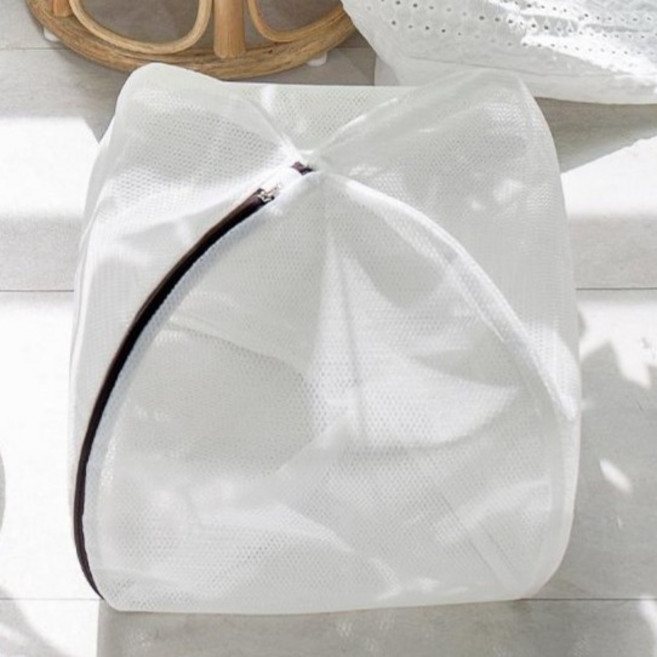 그래이불 원형 세탁망 L, 화이트, 1개