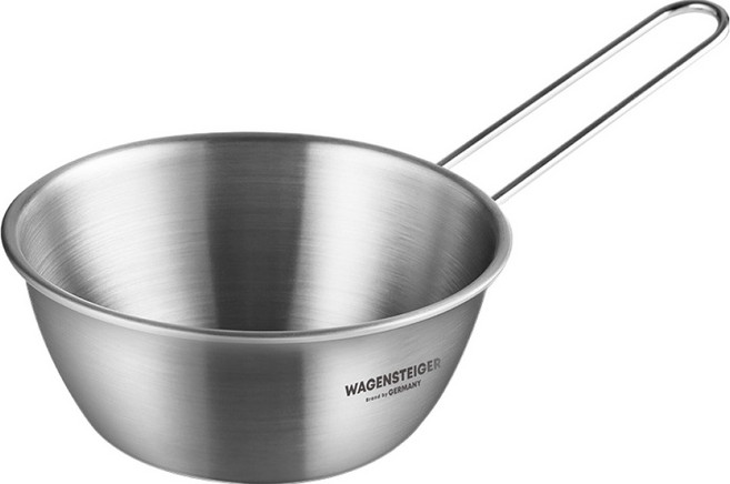 바겐슈타이거 핸들 다용도 앞접시 스텐304 계량컵, 1개, 350ml