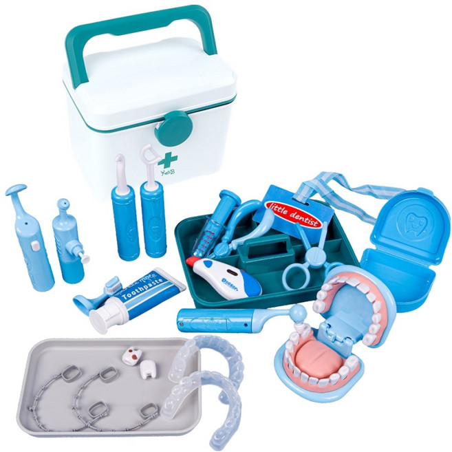 캐스비 플레이 치과 병원놀이, 혼합색상, 1개