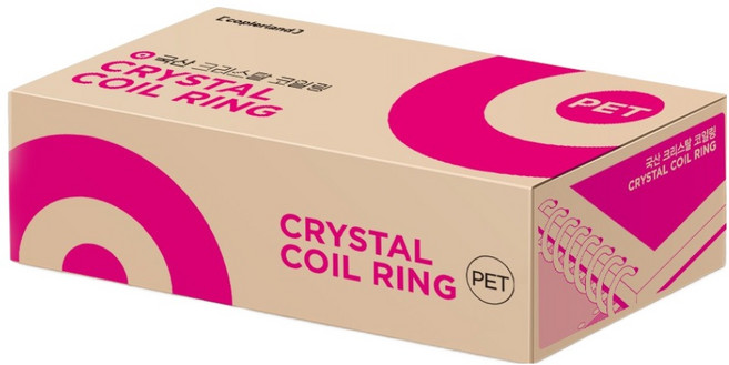 카피어랜드 3:1 PET 코일링 1kg 73개입, 화이트, 1개, 14mm