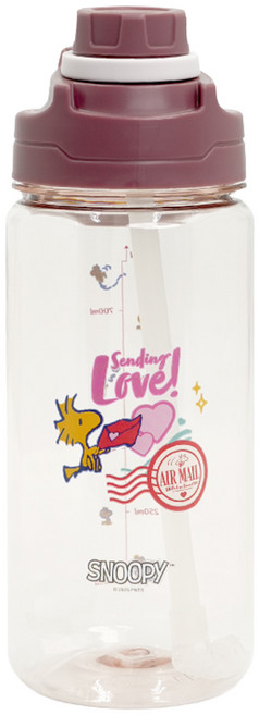 COTD 大容量運動水壺 SNOOPY聯名款, 胡士托紅色, 1L, 1個
