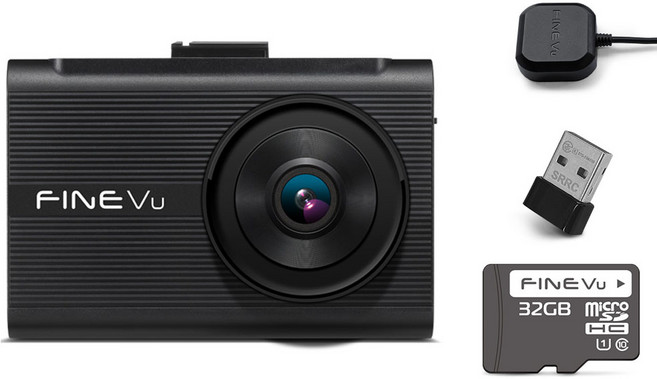 파인뷰 X6 NEW 5GHz 와이파이 전후방 FHD 2채널 차량용 블랙박스, 32GB, 7종+출장설치쿠폰+동글