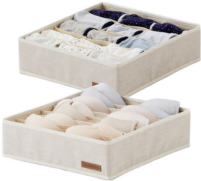 한샘 샘베딩 칸칸 정리함 7칸 + 15칸 세트, 베이지, 1세트