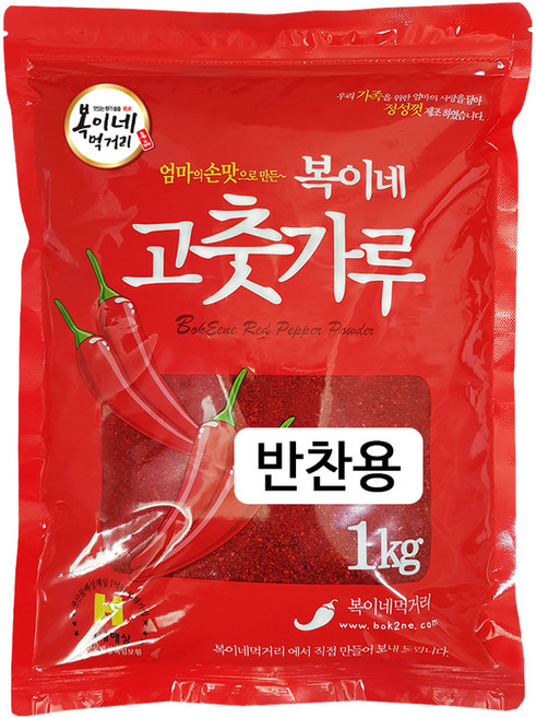 복이네먹거리 고춧가루 보통맛 반찬용 일반, 1kg, 1개