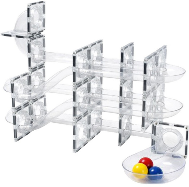 정토이즈 제이맥타일즈 자석블럭 마블런 120p, 투명, 1개