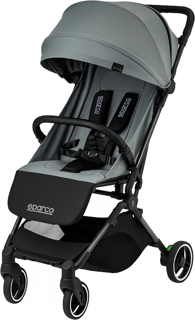 sparco Karbon 極輕碳纖維嬰兒推車, 鈦光灰