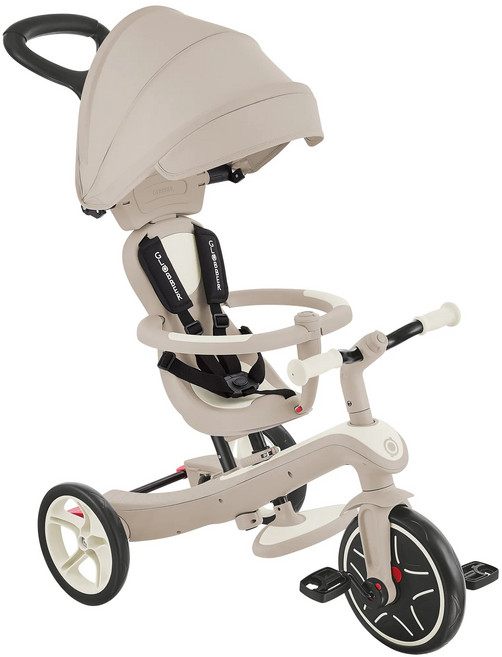 GLOBBER 哥輪步 BUT聯名奶油系列 4合1 Trike 多功能3輪推車, 法式燕麥奶茶, 1個