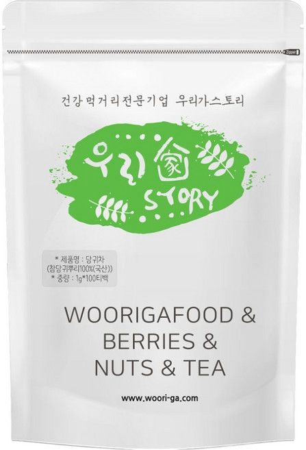 우리가스토리 국산 참당귀 뿌리차 티백, 1g, 1개, 100개입