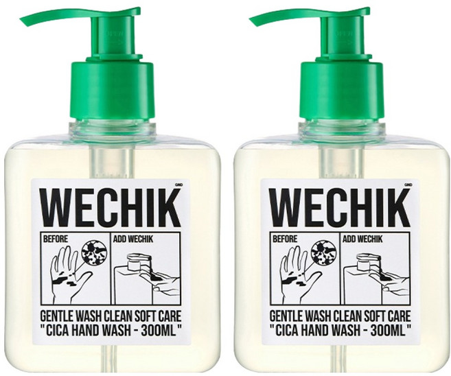 위칙 에센셜 보습 핸드워시 레몬그라스, 2개, 300ml