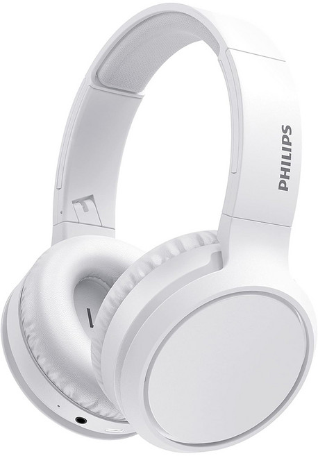 PHILIPS 飛利浦 無線藍芽耳罩式耳機, 極簡白, TAH5205