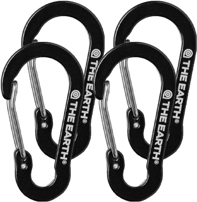 디얼스 5.0 카라비너, BLACK, 4개