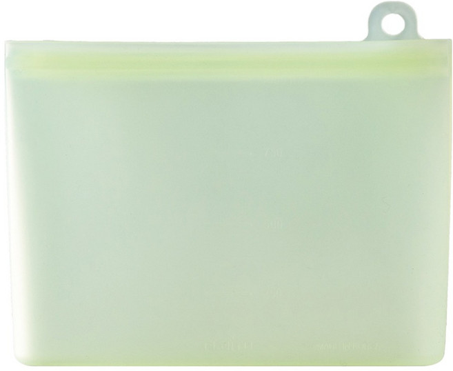 플라이토 국산 플라이토 실리콘 프레시 다용도 지퍼백 1L, 머스캣그린, 1개