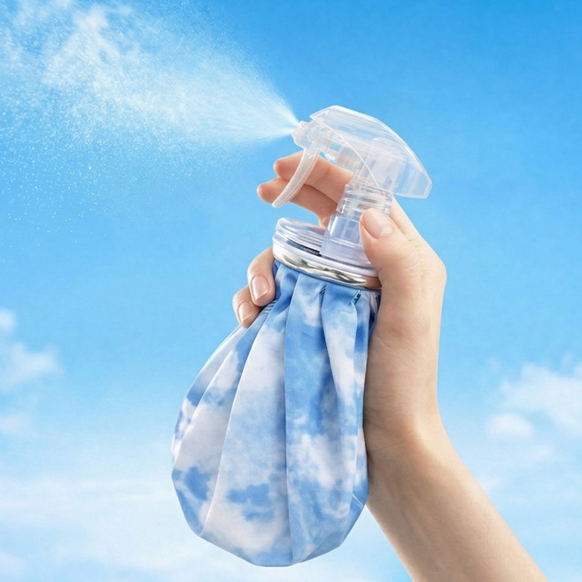 스팅어 냉온겸용 빅사이즈 스트랩 아이스 스프레이 파우치 에어 블루 FREE(7 x 25 cm), FREE(7x25cm), 1개, 2.1L