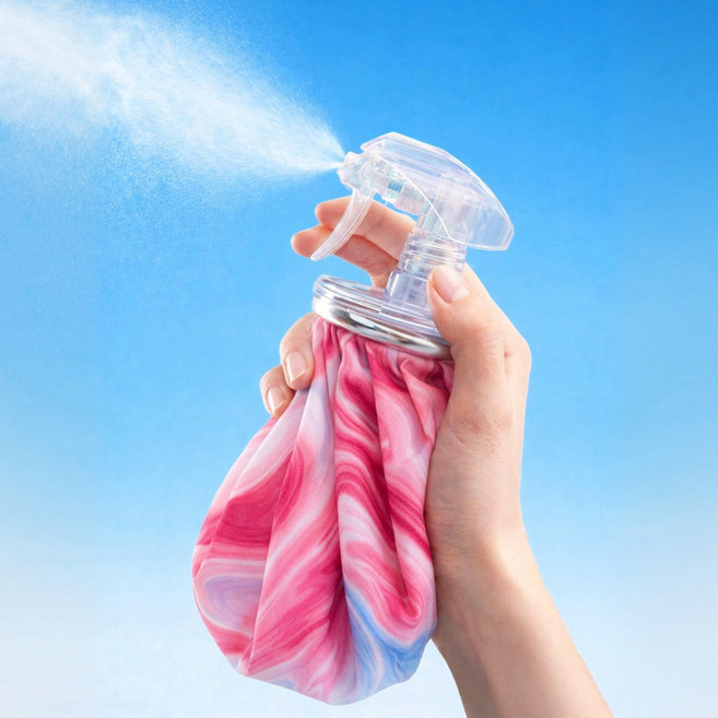 스팅어 냉온겸용 빅사이즈 스트랩 아이스 스프레이 파우치 캔디 마블 FREE(7 x 25 cm), FREE(7x25cm), 1개, 2.1L