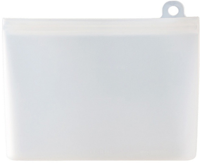 플라이토 국산 플라이토 실리콘 프레시 다용도 지퍼백 1L, 반투명, 1개