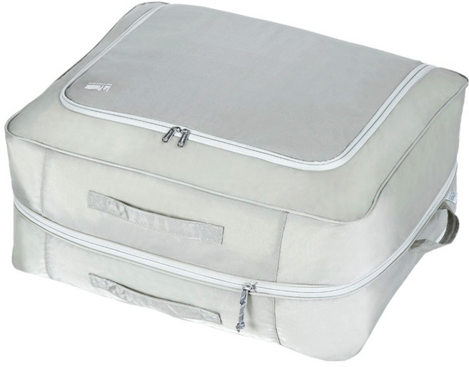 라뽐므 듀얼코어텍스 3세대 이불 압축 파우치 가방 그레이, 1개, 1개입