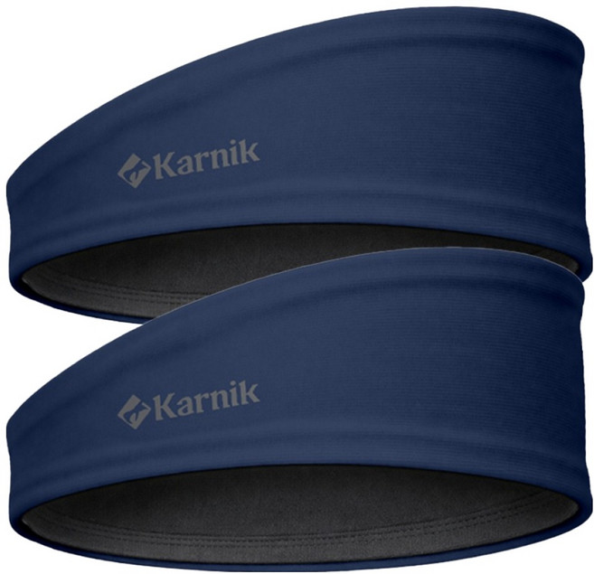 카르닉 에어핏 스포츠 헤어밴드, 네이비, 2개