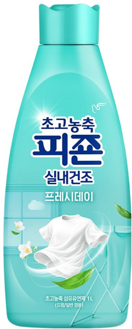 피죤 초고농축 실내건조 섬유유연제 프레시데이, 1L, 1개