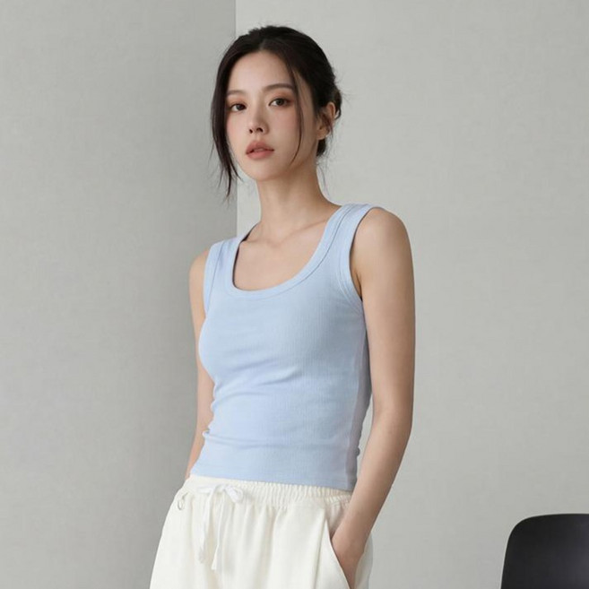 피핀 여성용 코튼 캡내장 나시 112933