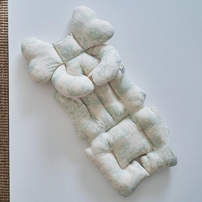 마롤로뜨 뜨왈드주이 유모차 양면 라이너, 민트, 1개