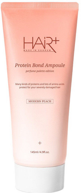 헤어플러스 단백질 본드 모던피치 퍼퓸 앰플 에센스, 145ml, 1개