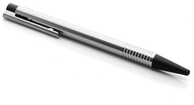 LAMY 로고 볼펜 205 블루심, 스틸 매트블랙, 1개