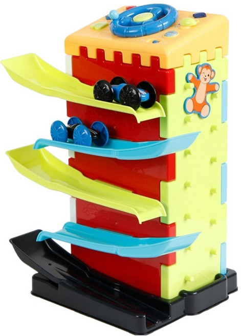 헬로디노 멀티 에듀타워 5 in 1 장난감, 혼합색상, 1개