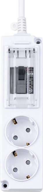 보코 고용량 4000W 배선차단용 멀티탭 2구 MJM-BSC16-2, 3m, 화이트, 1개