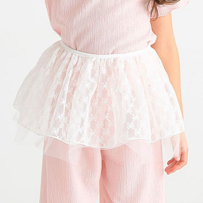 오즈키즈 아동용 레이스슈가 레이어드 스커트