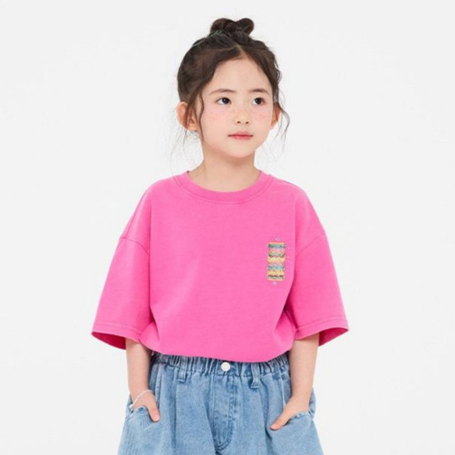 제이키즈 샌드 피그먼트 티셔츠 J9064