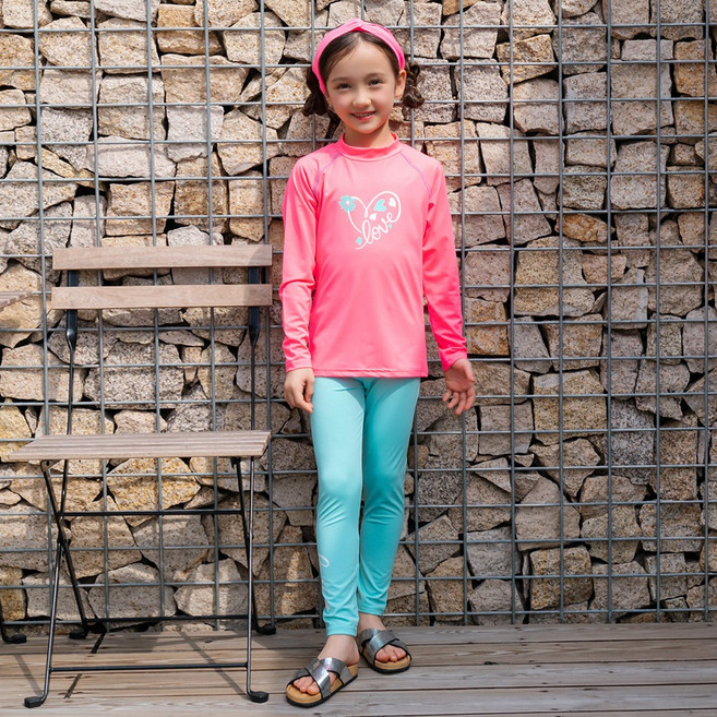 라라아망 마카롱 래쉬가드 세트