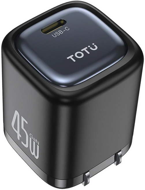 TOTU 拓途 FastPro系列 USB-C GaN 氮化鎵充電頭 充電器 快充頭 45W快充, 藏藍色, 1個
