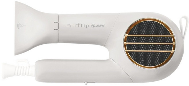 JMW 에어플립 고성능 항공모터 접이식 헤어 드라이기 1700W, MCF5A02B, 스톤아이보리