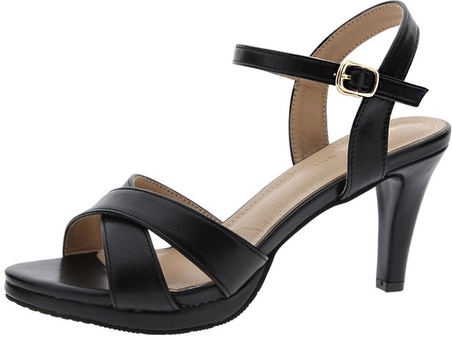 단골언니 여성용 세잔 발편한 엑스 스트랩 가보시 샌들힐 8cm