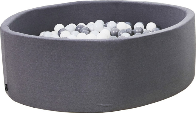 지아지조 유아용 KC확인 원형 볼풀장, 다크그레이, 1개