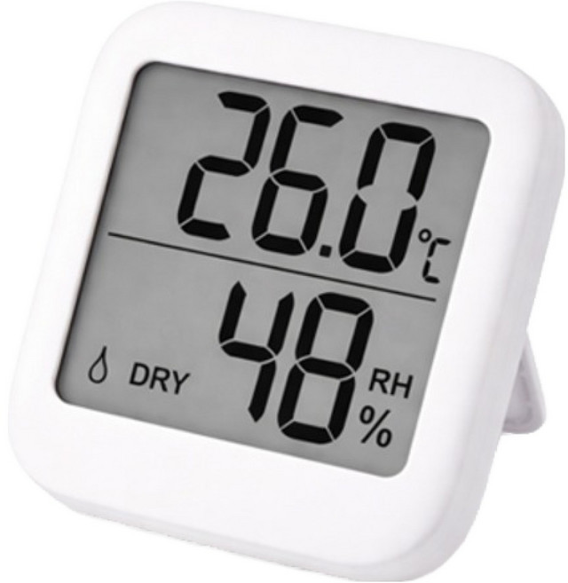 루아즈 심플형 온습도계, 화이트, 1개