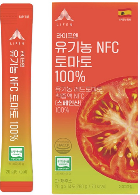 LifeN 100%有機NFC番茄汁