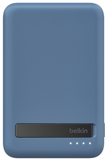 belkin 貝爾金 BoostCharge Pro Qi2 磁吸無線充電行動電源 5000mAh Type-C, 藍色, BPD006