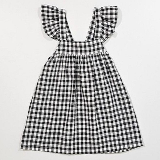 베베나인 아름 체크 원피스