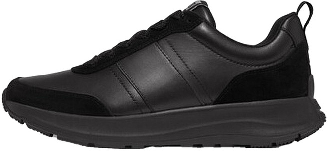 fitflop 男士 F-Mode Flow 皮革麂皮運動鞋