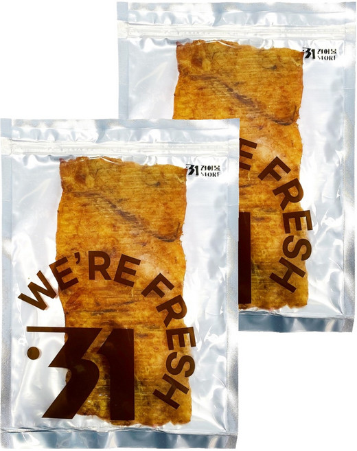 31건어물 구운 아귀포 장줄, 2개, 90g
