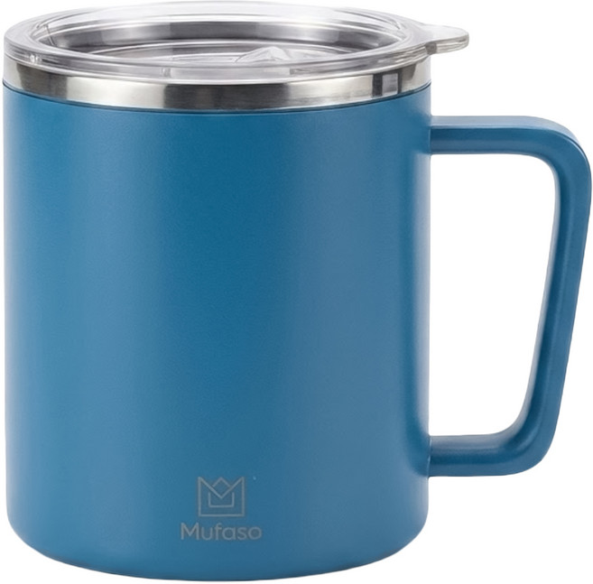 Mufasa 雙速磁旋攪拌杯 經典款, 寧靜藍, 1個, 360ml