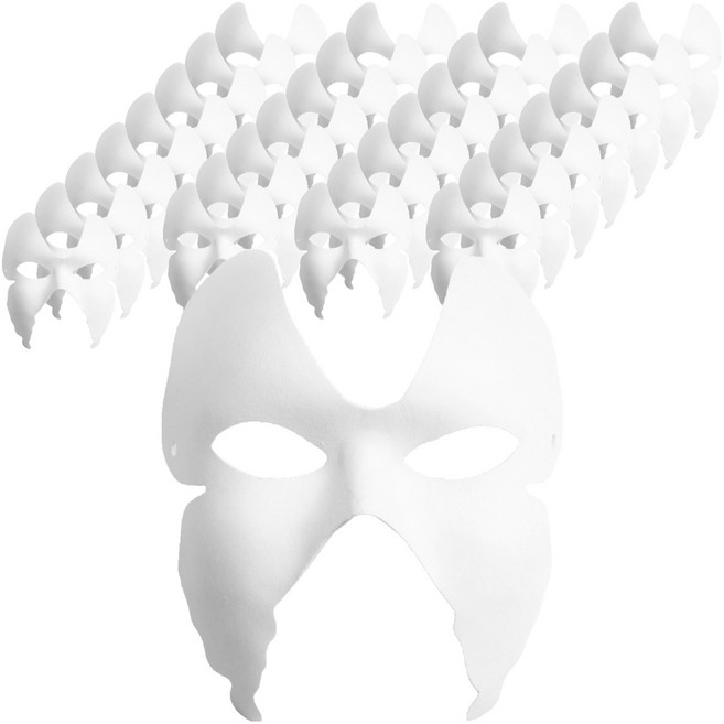 minhwashop 紙面具製作 UDOPP0018, 200個, 蝴蝶