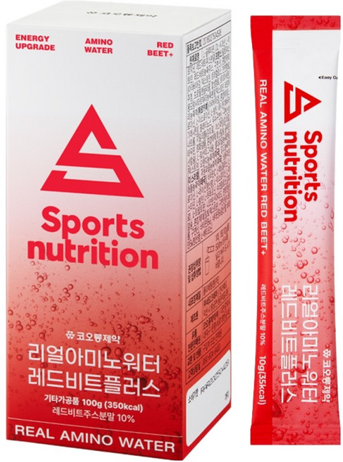 코오롱제약 리얼아미노워터 레드비트플러스 10p, 100g, 1개